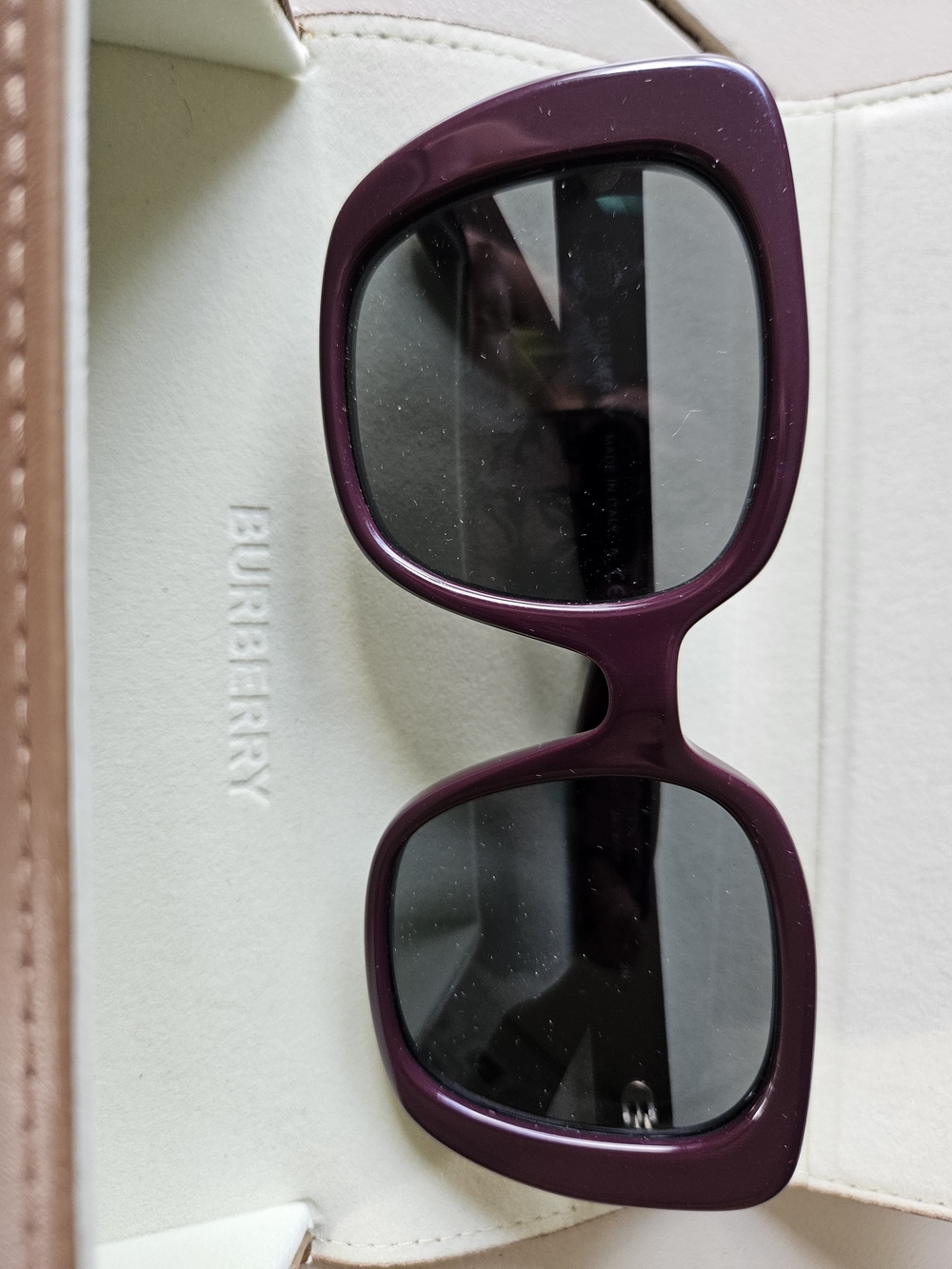Burberry Women's Purple Square Sunglasses